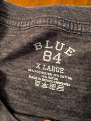 MEN’S TSHIRT: Blue 84 Jerome Arizona Vintage Paper Thin Burnout Soft Cotton XL