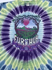 Vintage Hand Dyed by Sundog Men’s T shirt Furthur Fall Tour 2012 Tie dye – 2XL