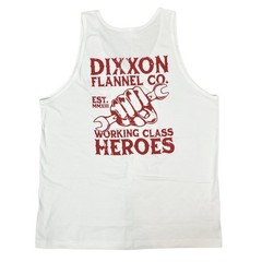 NWOT Dixxon Flannel Co WORKING CLASS HEROES White Tank Top Men’s XL ? No Tag NEW