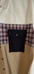 DSQUARED2 Men’s Colorblock Plaid Button Down Shirt Size 52 Made in Italy