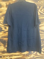 Mens X Large Tee Black T-Shirt Hockey American Flag Graphic Tee Sports 46” Chest