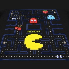 Pac-Man Boy’s Game Action Graphic Print T-Shirt (XX-Small)