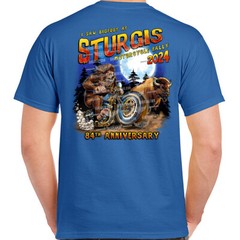 2024 Sturgis Motorcycle Rally Legend of Bigfoot T-Shirt No Harley