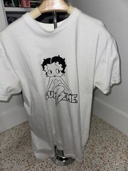 Supreme Betty Boop Tee T-Shirt White SS16 box logo 100% Authentic guaranteed