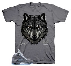 Shirts To Match Jordan 5 Wolf Grey Sneaker Tees For AJ5 – Fearless Shirt