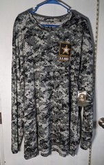 3XL U.S. Army Grey Digital Camouflage Long Sleeve Shirt