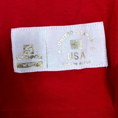 Southpole T Shirt Mens 5XB Red Cotton Gold Foil Graphic Crew Neck Hip Hop Casual
