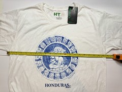 Honduras Mayan Calendar T-Shirt Men’s Size L Blue/White