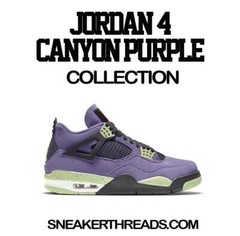 Shirt To Match Jordan 4 Canyon Purple – Sneaker Threads Logo Sneaker Tees