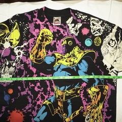 Thanos Mega Print T Shirt Size By Vintage Vitamin marvel