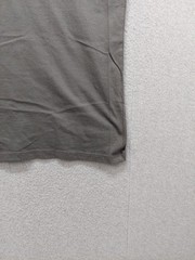 Karl Lagerfeld Men Shirt XXL Gray Crew Neck Short Sleeve Flat Front Outdoor Tee