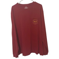 Fish Long Sleeve T-Shirt XXL Red Coastal Cotton Life Uninhibited Outdoor Sports