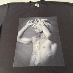 RaRE! 2Pac TUPAC Eyes Closed Smoking T Shirt Size XL Vintage Pro 5 Tag LOOK!