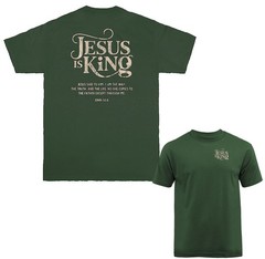 Jesus Is King John 14:6 Christian Faith Cross Religious T-shirt