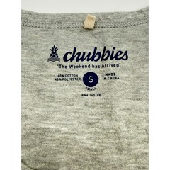 Chubbies Tank Top Small Hilton Head Pro Am 94 Graphic Gray Retro Courts 90s Vibe