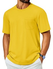 Men’s T-Shirts Cotton Short Sleeve T Shirts for Men UPF 50+ Moisture Wicking …