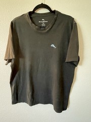 Tommy Bahama Men’s Graphic Logo T-Shirt Crew Neck Short Sleeve Cotton Knit L