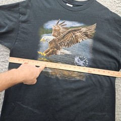Eagle T Shirt Vintage Y2K men XL Lost Creek Outfitters Heavy Cotton *Mark