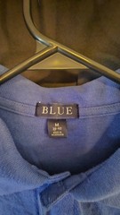 Used K-Mart Blue Light Cartoon Golf Polo Shirt Nice – Size M 38-40
