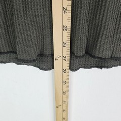 Vintage Great Land Green Waffle Knit Shirt Men’s Medium Made in USA Thermal