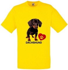 Dachshund Dog Pet Family Friend Novelty T Shirt Various Colours And Sizes