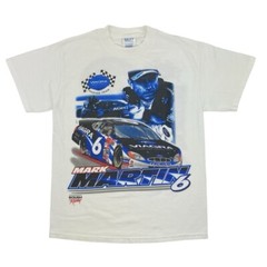 Vintage NASCAR Checkered Flag Sports MARK MARTIN No. 6 VIAGRA (Medium) T-Shirt