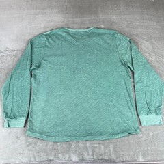 Marine Layer Heavy Slub Pocket Tee T-Shirt Mens XL Green Long Sleeve $78 NWOT