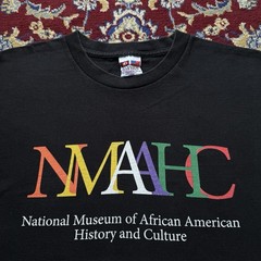 Vintage 90s NMAAHC National Museum of African American History Culture Art Tee