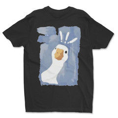 DTF Surprise duck/ Custom Unisex Soft Style T-Shirts, Next Level- Cotton