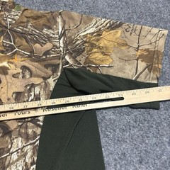 HABIT Shirt Mens Medium Green Short Sleeve Polyester Realtree Fishing Camouflage