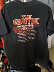 Vintage The GAME shirt size L 2005 The Documentary tour rap tee album G Unit