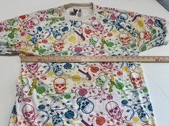 Skulls & Pistols Men’s Shirt Bohemian T-shirt 2XL Kandi Premium Brand Roses
