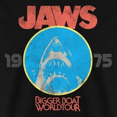 Jaws 1975 Bigger Boat Worldtour Men’s T-Shirt