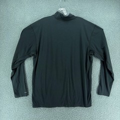 Columbia Shirt Mens XL Omni-Wick Black 1/4 Zip Pullover Performance Long Sleeve