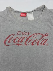 Coca-Cola T-Shirt Men Large Gray Graphic Tee.#46262