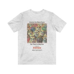 Anxiety Has Many Faces 1981 Vintage Men’s T-Shirt