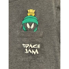 Tailgate Space Jam Marvin the Martian Graphic Pocket T-Shirt Medium