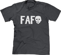 FAFO Michael Funny Halloween October Costume Party Fall Horror Movie Mens Tee