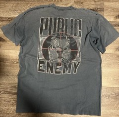 Top Dawg Public Enemy Music Graphic Print Gray Crew Neck T-Shirt Men’s XL