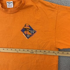 Vintage Panama Jack Shirt Mens XL Orange Short Sleeve Graphic Outdoor 90s USA