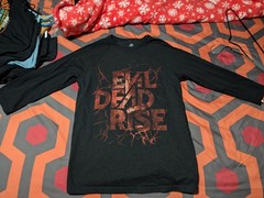 Fright Rags Horror Baseball Tee Shirt Medium Evil Dead Rise