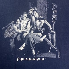 2006 Friends TV Show Navy Blue T-Shirt Size 2XL XXL NBC Experience Store Graphic