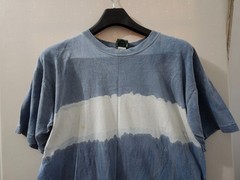 Global Generation Shirt Mens XL Blu Tie Dye Dragon Back Graphic Tee Crew VTG 90s