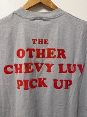 Vintage 80s Filipino Chevy Truck 3D Velvet Lettering Gray T-Shirt Men’s L Pinoy