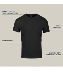 FRESH CLEAN THREADS Men’s Navy Blue Short Sleeve Crew Neck – XL Tall Xlt