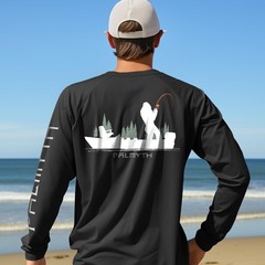 Palmyth Mens Fishing Shirts Long Sleeve Sun Protection Shirts UPF 50+ Rash Gu…