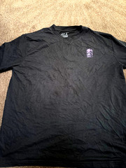 Taco Bell Employee Work Uniform T-Shirt Short Sleeve Mens Large Black Logo
