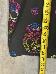 Drill Clothing Company Shirt Mens Large Black Dios De Los Muerto Skull Skater