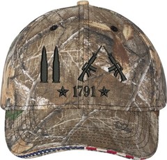 Only Bullets 2A 1791 Guns Embroidered One Size Fits All Baseball Hats