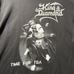 KING DIAMOND Time For Tea Shirt Sz 2XL Official Merchandise Double Sided